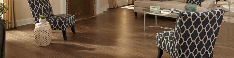 Hardwood flooring in a Santa Clarita, CA home